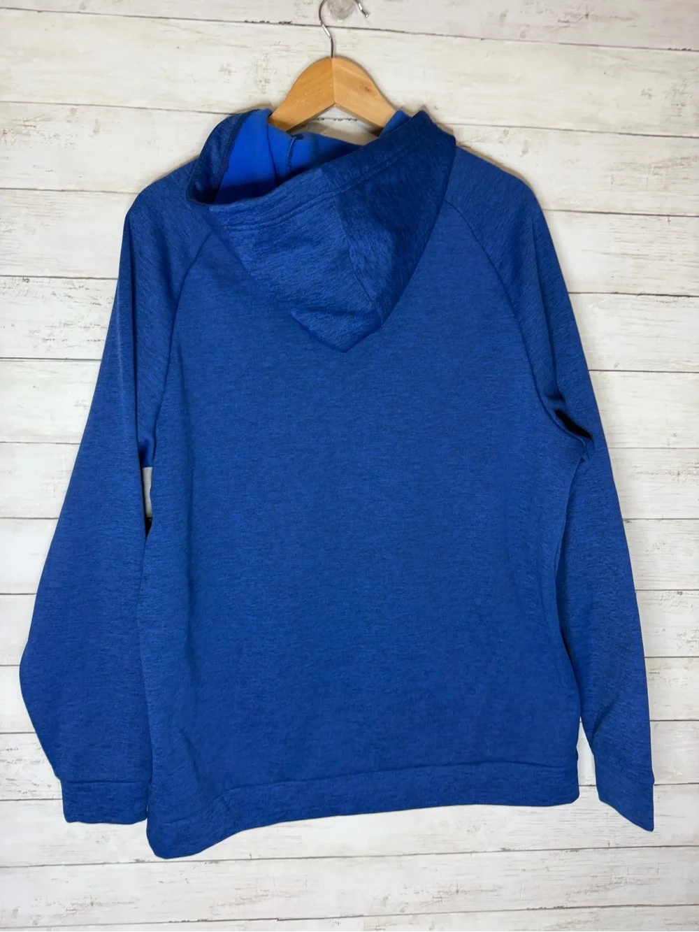Nike Men's Therma Pullover Swoosh Training Hoodie Blue Size Large